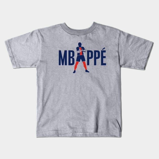 Kylian Mbappe, PSG, France World Cup Kids T-Shirt by FanSwagUnltd